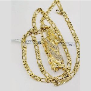 Saint jude gold plated chain